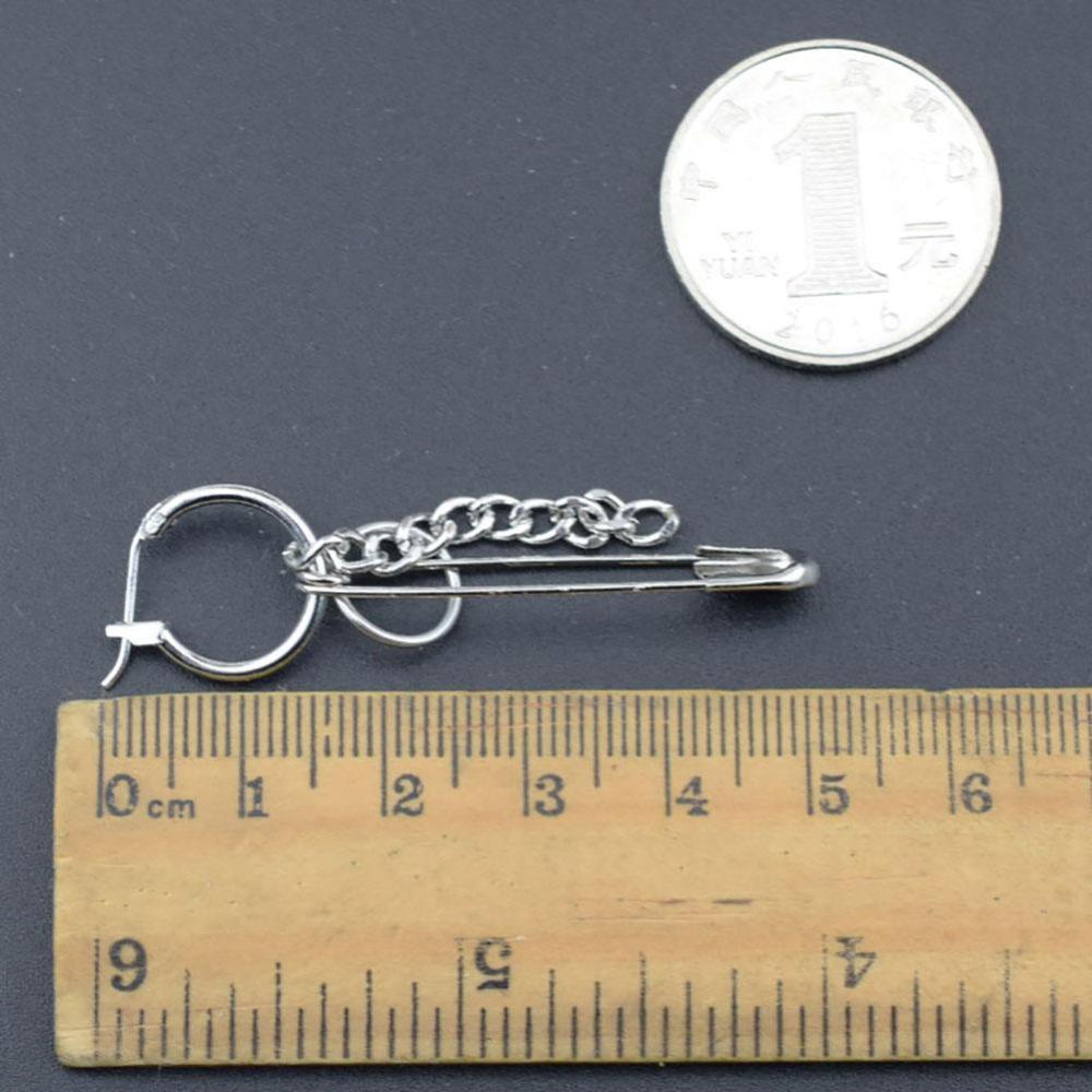 Timekey 1pc Anting Tusuk Rantai Geometri Asimetris Gaya BTS Untuk Priawanita A2K3