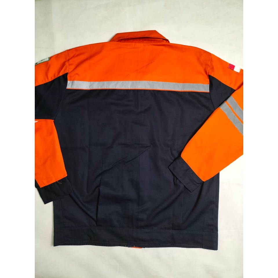 Wearpack Atasan Semi Jaket | Baju Safety Navy - Orens