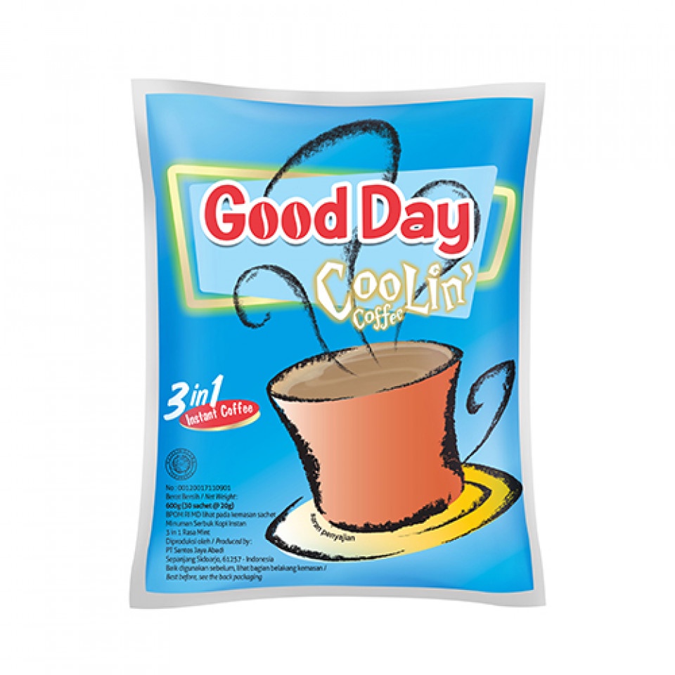 

Good Day Coolin Bag 30 X 20 Gr