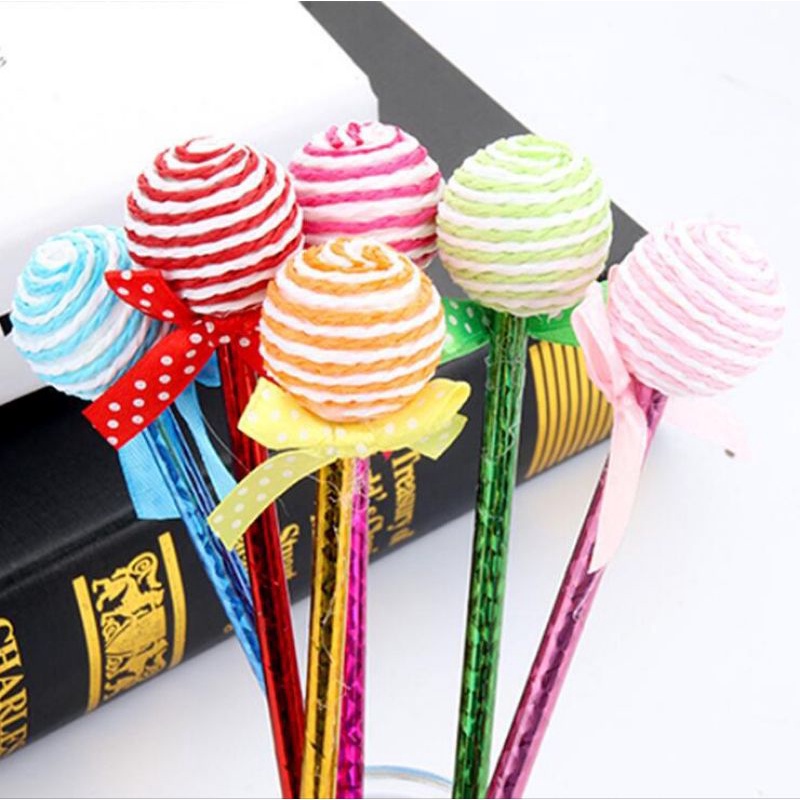 

Pulpen Karakter Lucu / Pulpen Gel Rainbow Lolipop