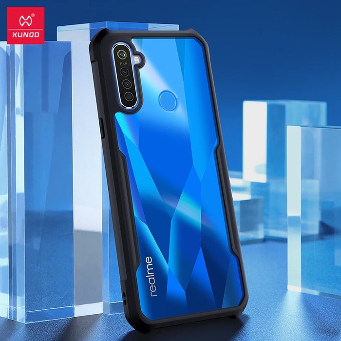 XUNDD ORIGINAL Realme 5 Pro Realme Q Soft Hard Case Hybrid Armor