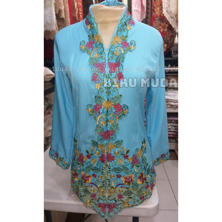 KEBAYA ENCIM BORDIR KOMBINASI WARNA/KEBAYA ENCIM LENGAN PANJANG