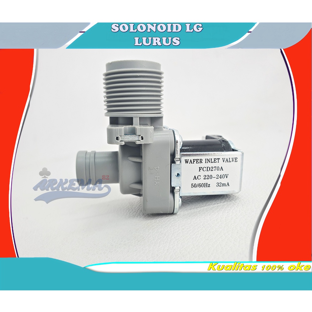 SLONOID 618 | PUMP WATER INLET | SOLONOID LG LURUS | SELENOID OTOMATIS POMPA MASUK AIR MESIN CUCI LG 1 TABUNG MULTI