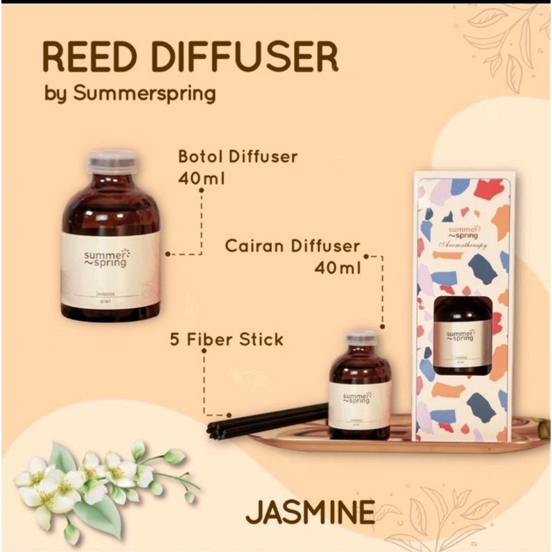 Pengharum Ruangan Reed diffuser Aromaterapi humidifier summer spring