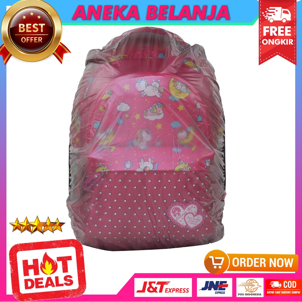 New Arrival Tas Ransel Fashionable Khusus Anak Cewek Pink Kuat Tebal Stylish Multifungsi Berkualitas