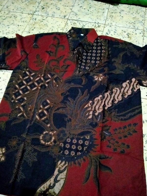 [full Ffurin] Kemeja Batik Pria Lengan Panjang Motif Jayanegara Bahan Katun Halus Sragenan