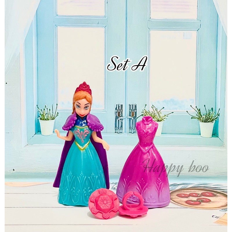 SET BAJU FIGURE FROZEN figur frozen anna elsa