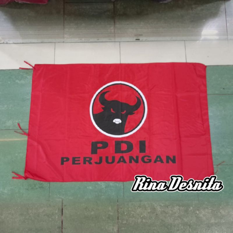 Jual Bendera Partai Pdi Perjuangan Ukuran 100x150 Cm Indonesia|Shopee ...