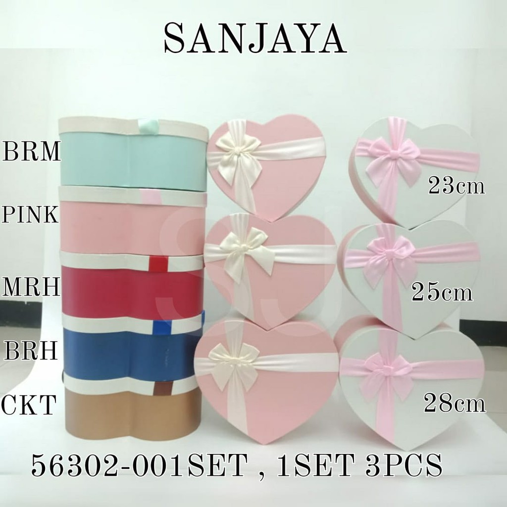 Box Kado / Kotak hampers / Bloom Box / Hard Box / Gift Box / Kotak Hadiah / 56302-001 Set3