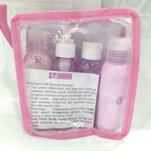 Body care CNR Whitening Platinum ll Perawatan kulit tubuh