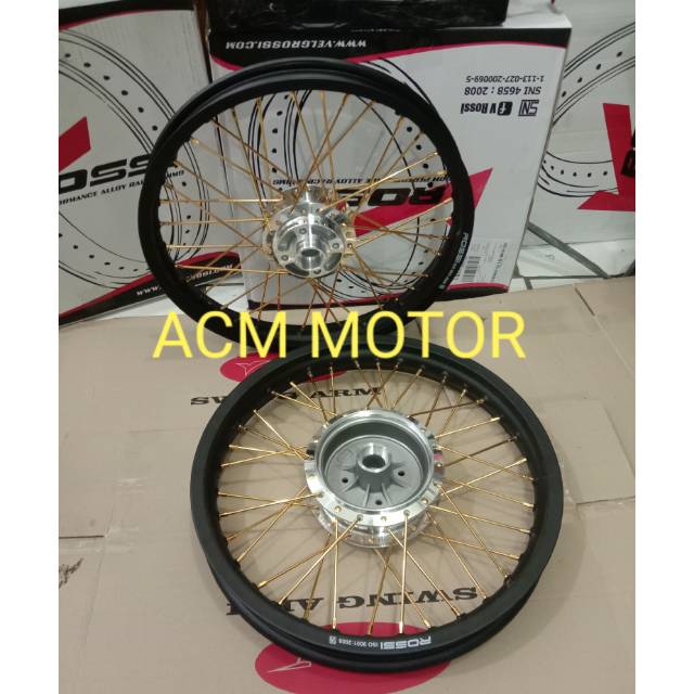 VELG MOTOR Yamaha RX KING ring 17 x185*160 komplit Rossi VELG MOTOR RX KING 1 set VELG motor RX king