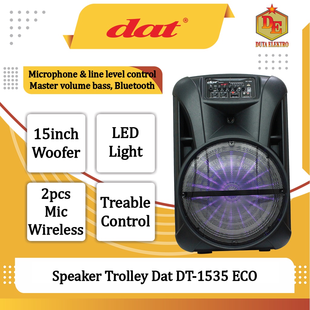 Speaker Wireless Dat DT 1535 ECO Portable