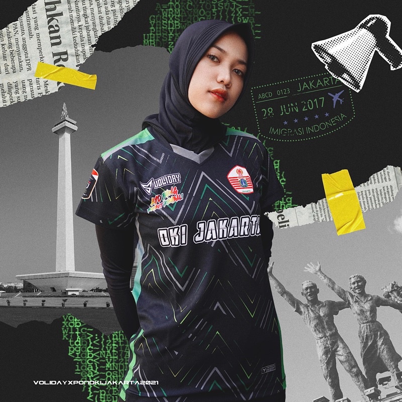 JERSEY PON PAPUA XX 2021 - DKI JAKARTA