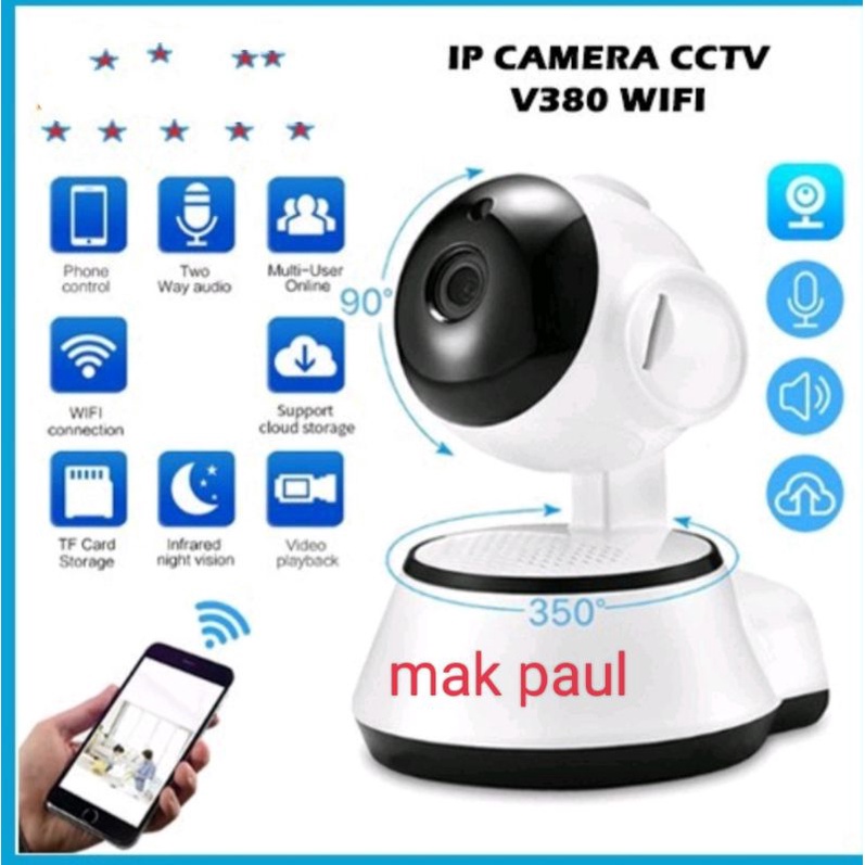 kamera CCTV V380 pro bisa online dan ofline patau via HP