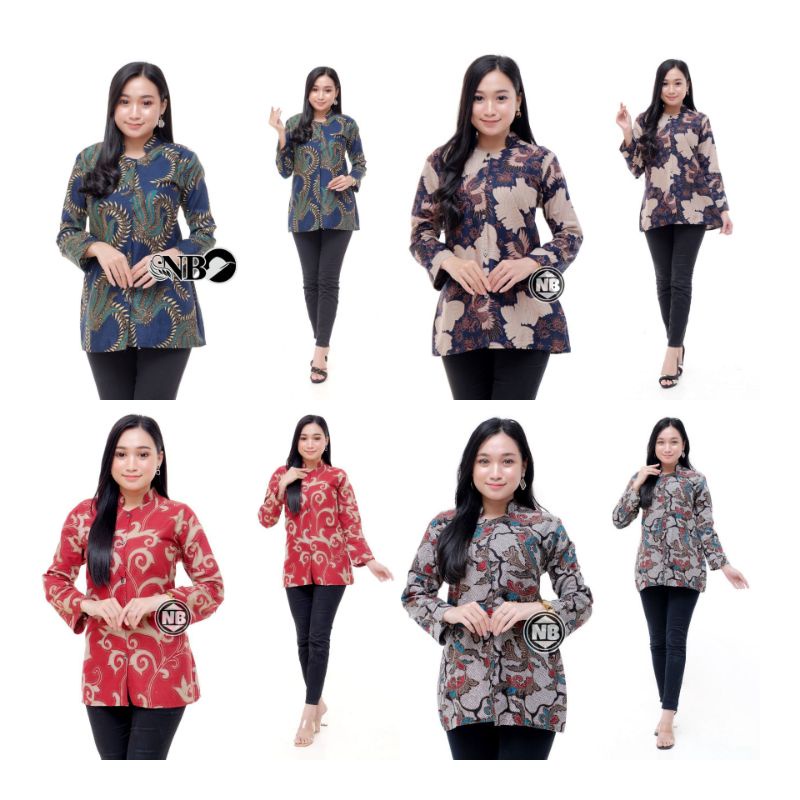 ATASAN BATIK KANTOR BLUS BATIK KANTOR