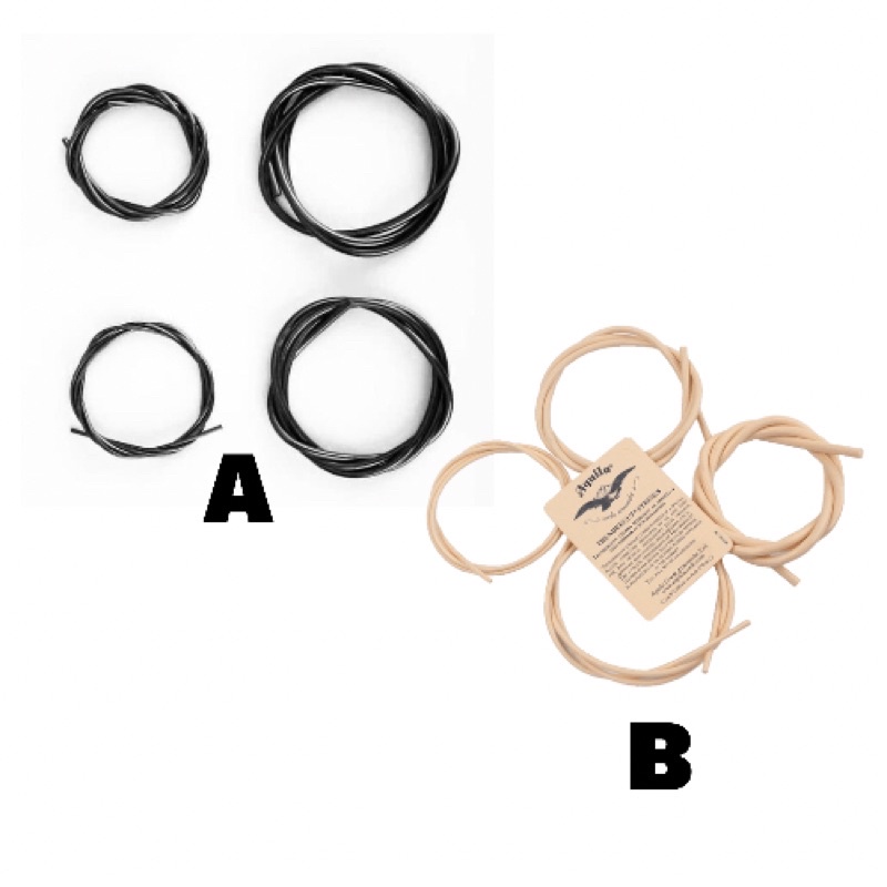 Senar Ukulele 30 Inch Ubass Ukulele Bass Set Rubber Strings