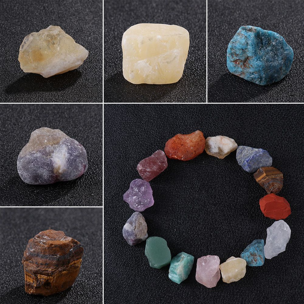 Chookey Ornamen Batu Kristal Mentah Alami Mini Asimetris Warna Putih Untuk Koleksi / Penyembuhan Rock