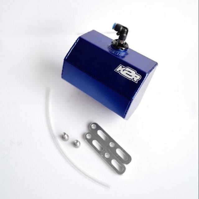 Tangki Depan Motor Drag Almunium Blue Red