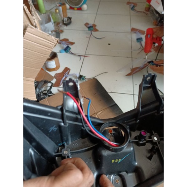 stoplamp running Vario new 125/150 10 mode komplit pnp setting otomatis