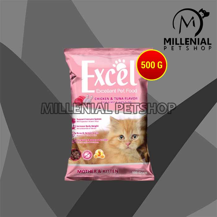 Makanan Kucing Excel Freshpack 500gr Excel donat Excel Ikan 500 gr