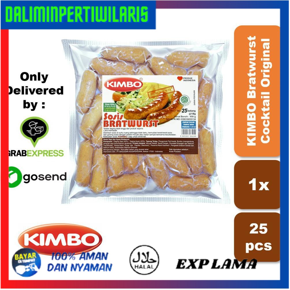 

( BISA COD ) KIMBO Bratwurst Cocktail Original25 SALE [Kode 1|Kode 2|Kode 3|Kode 4|Kode 5|Kode