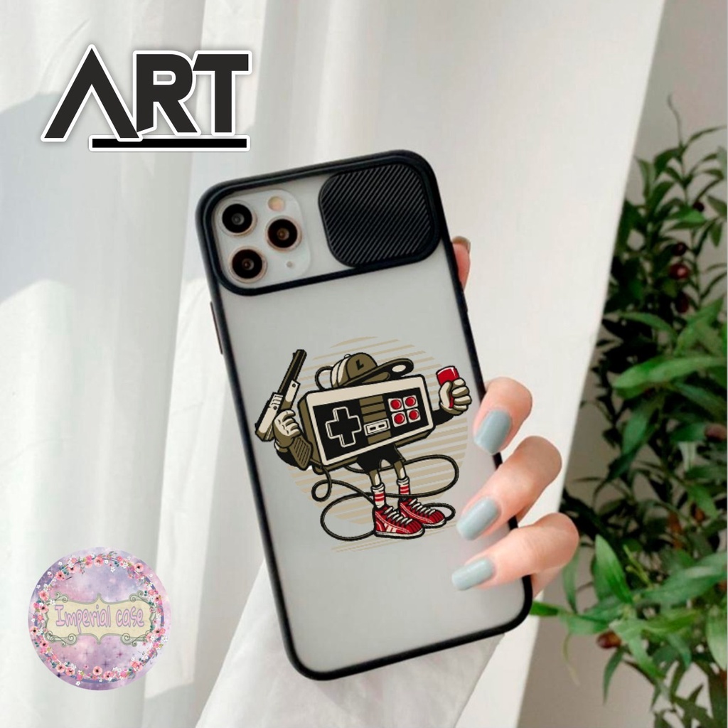 SOFTCASE SLIDE KAMERA ART OPPO VIVO SAMSUNG XIAOMI REALME IPHONE ALL TYPE IC4601