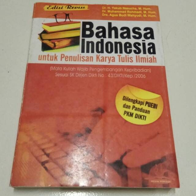 bahasa Indonesia untuk penulisan karya tulis ilmiah