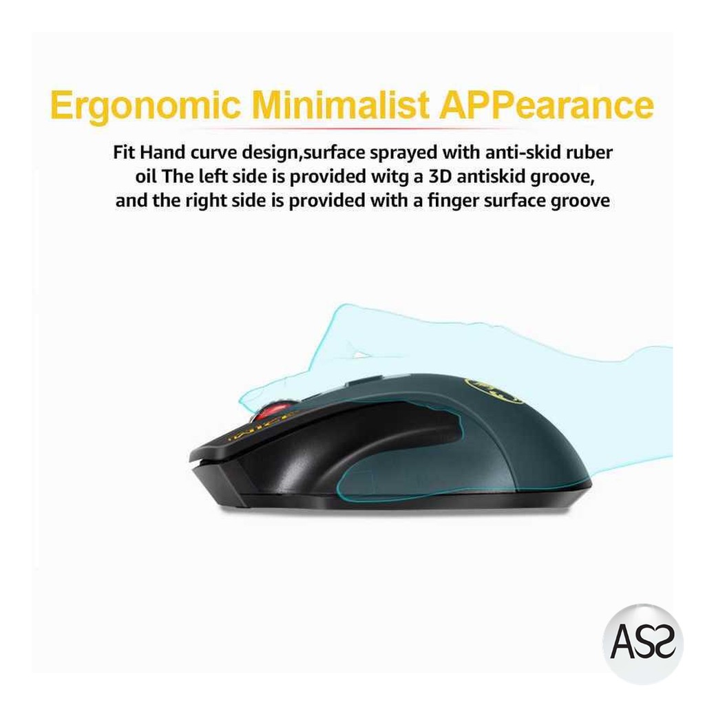 ASS Shop - iMice Wireless Gaming Mouse 2000 DPI - Normal Version - E-1800