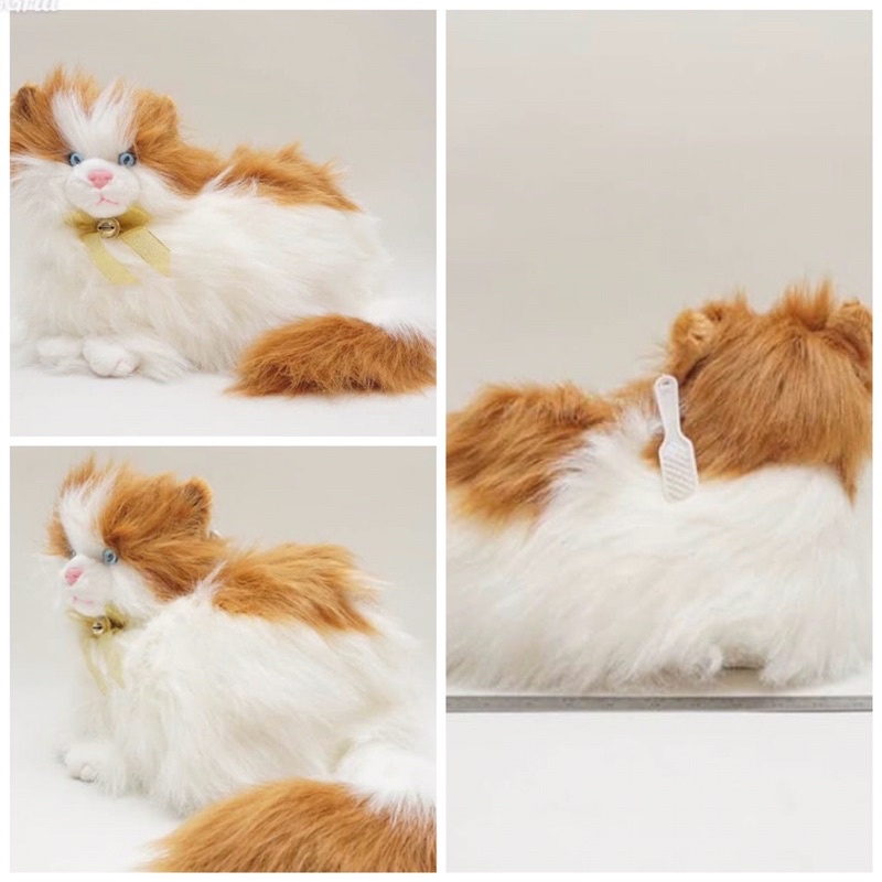 Boneka Kucing  BESAR Cute FREE Sisir Kucing-3