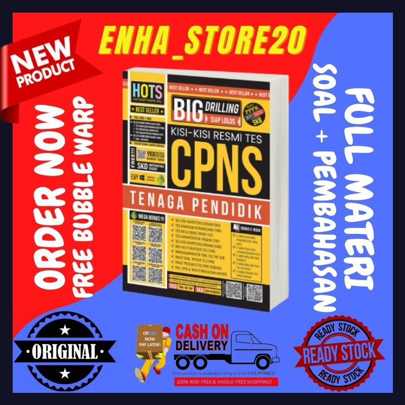 Buku Tes CPNS PPPK P3K 2021 HOTS Big Bank Drilling Tenaga Pendidik Kisi-Kisi Resmi Ter murah Update