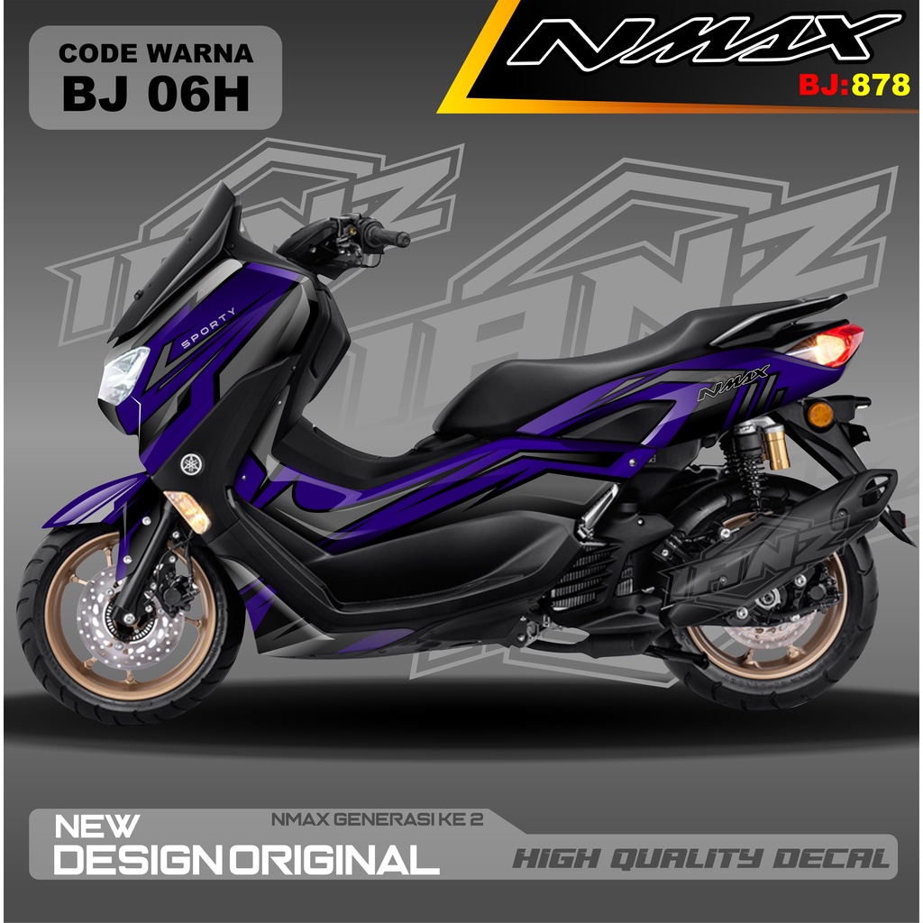 STIKER DECAL NEW NMAX FULL BLOK BODI / DECAL FULL BODY NMAX