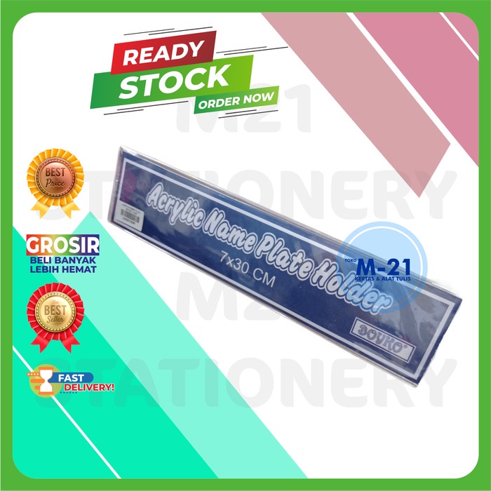 

ACRYLIC BOYKO NAME PLATE BOLAK BALIK 7X30