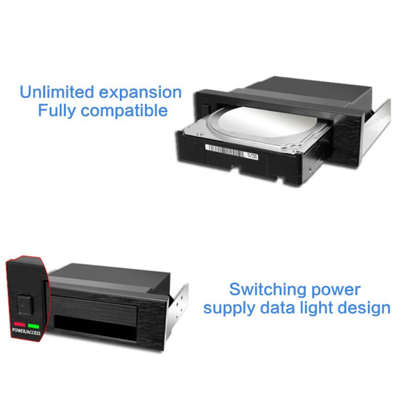 Btsg HDD Hardisk Backplane Enclosure for Internal Tray-less Mobile Rack Untuk Case HDD 2.5 &quot;Atau 3.5&quot; SSD-