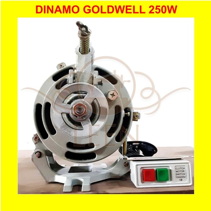 Dinamo Mesin Jahit Industri GOLDWELL 250W 250 Watt Clutch Motor LEEN