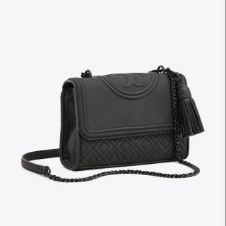 tory burch fleming black matte