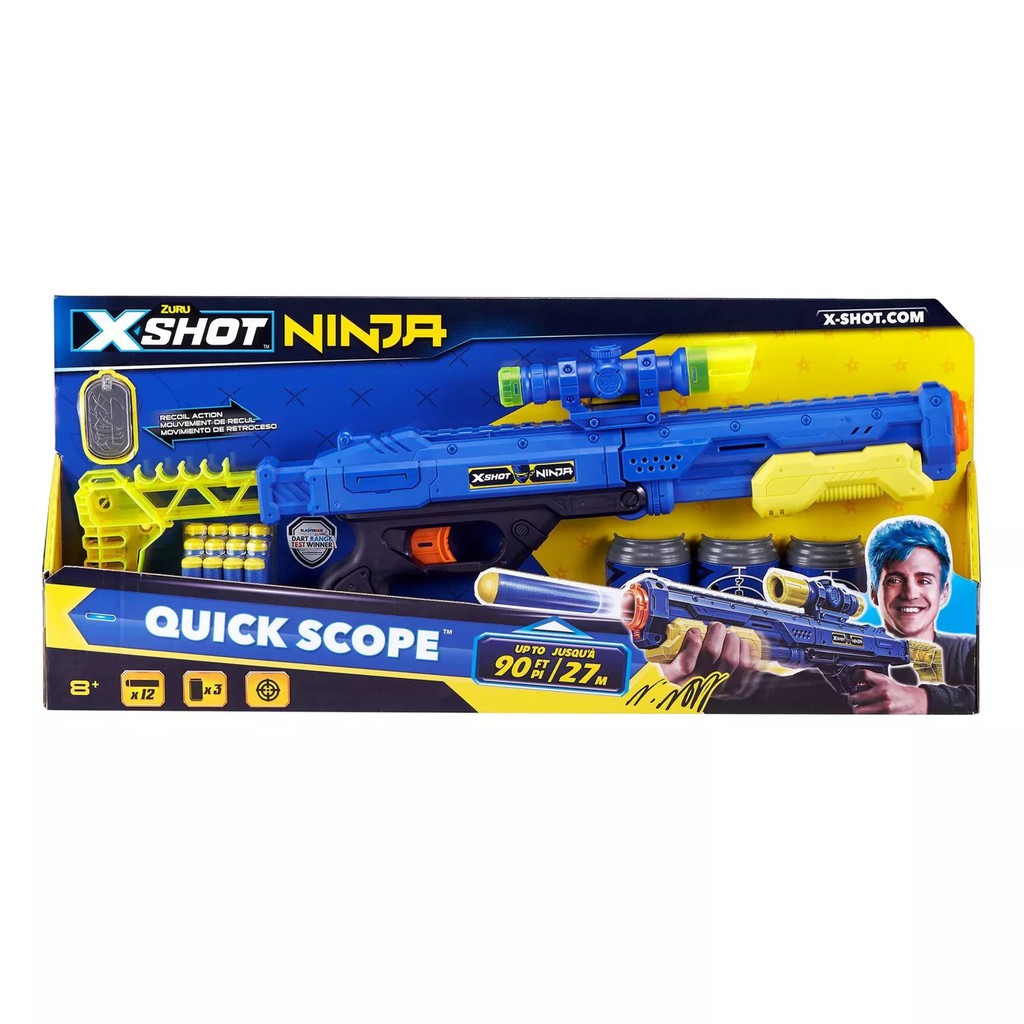 ZURU XSHOT Ninja Quickscope Blaster