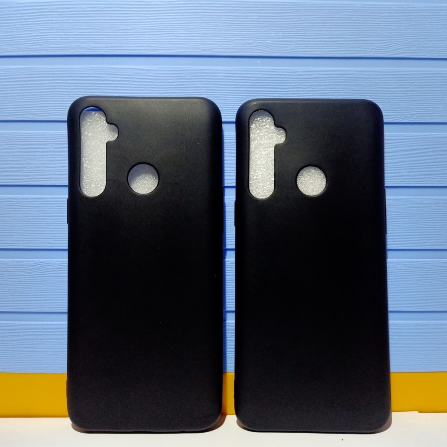 REALME C25Y C21Y 5 5i C3 C11 2020 C12 C15 C17 7i CASE SOFTCASE BLACK MATTE SLIM CASE SILIKON HITAM KARET 3D CASING COVER PELINDUNG BELAKANG C25 Y C21 Y