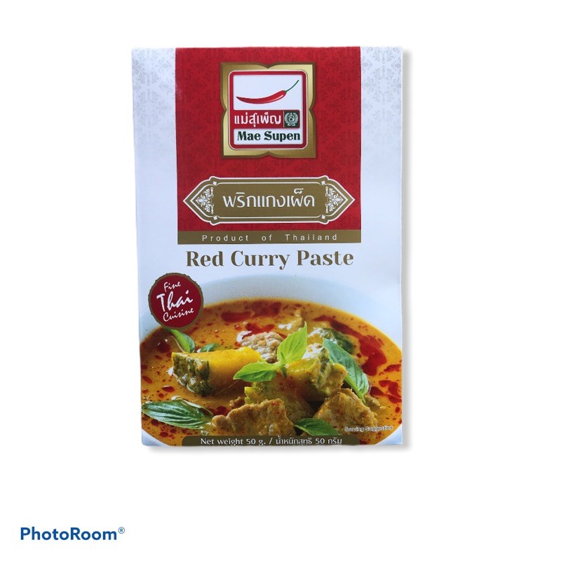 

Mae Supen Red Curry Paste (Sachet)