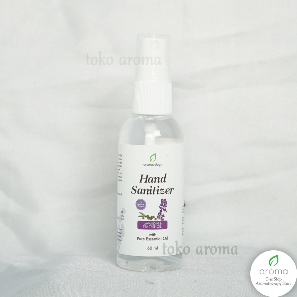 Hand Sanitizer Spray With Essential Oil - Lavandin &amp; Tea Tree Oil