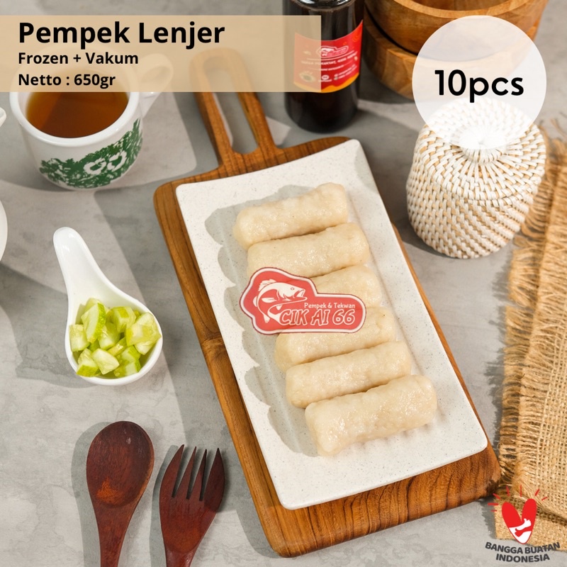 

PEMPEK PALEMBANG LENJER 10PCS PLUS CUKO