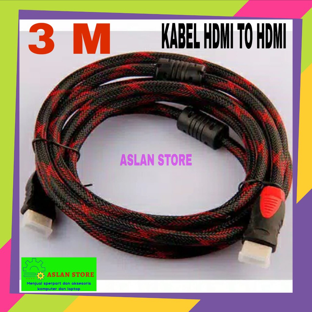 KABEL HDMI TO HDMI 3M