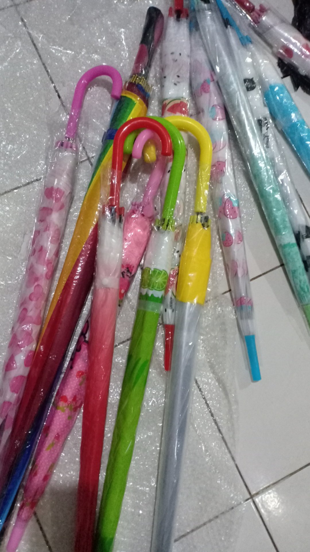 Payung Standar Tongkat Motif Buah Nagoya 005ff