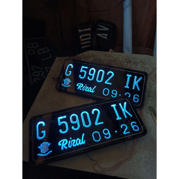 plat nomer motor nyala