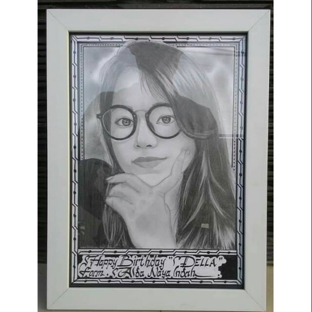 Lukisan Sketsa Wajah