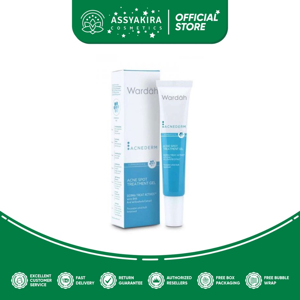 Wardah Acnederm Spot Treatment Gel 15ml