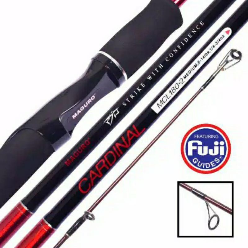 joran maguro Cardinal 120ML|135ML|150ML|165ML|180ML | Kolam | Galatama | Ring Full Fuji