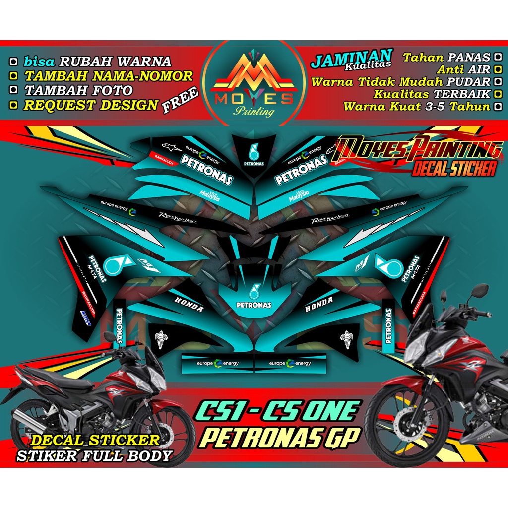 Stiker Decal CS - ONE Full Body - Decal Honda Cs One Full Body STiker