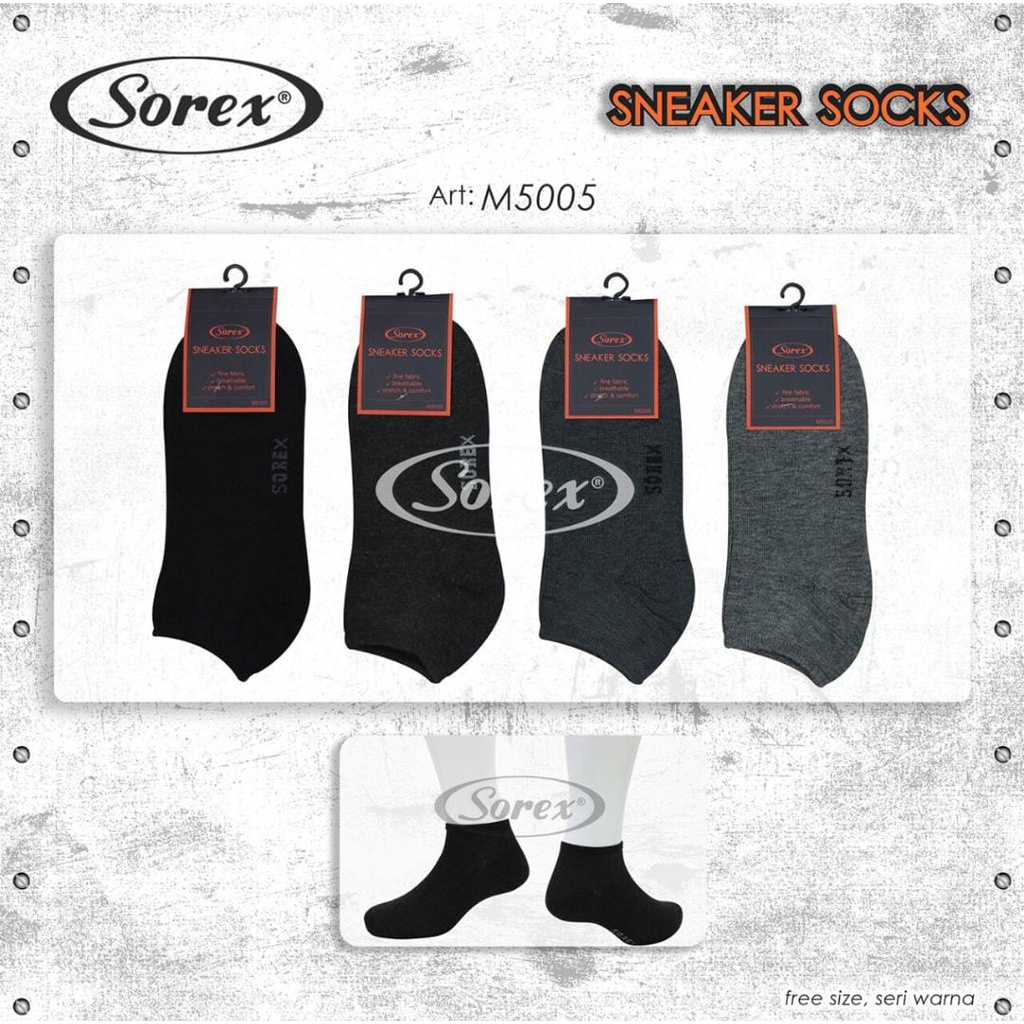 Kaos Kaki Pria Sorex High Quality / Kaos Kaki Kerja Kantoran  Premium