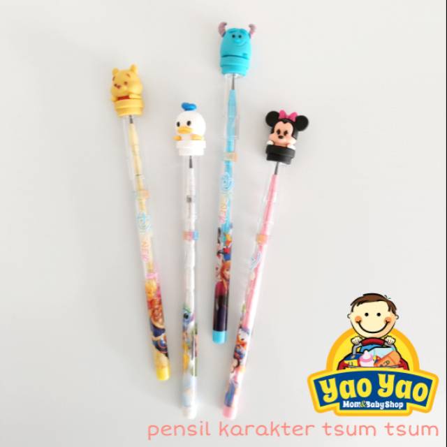 

Pensil cabut susun sambung karakter tsum tsum @tokoyaoyao