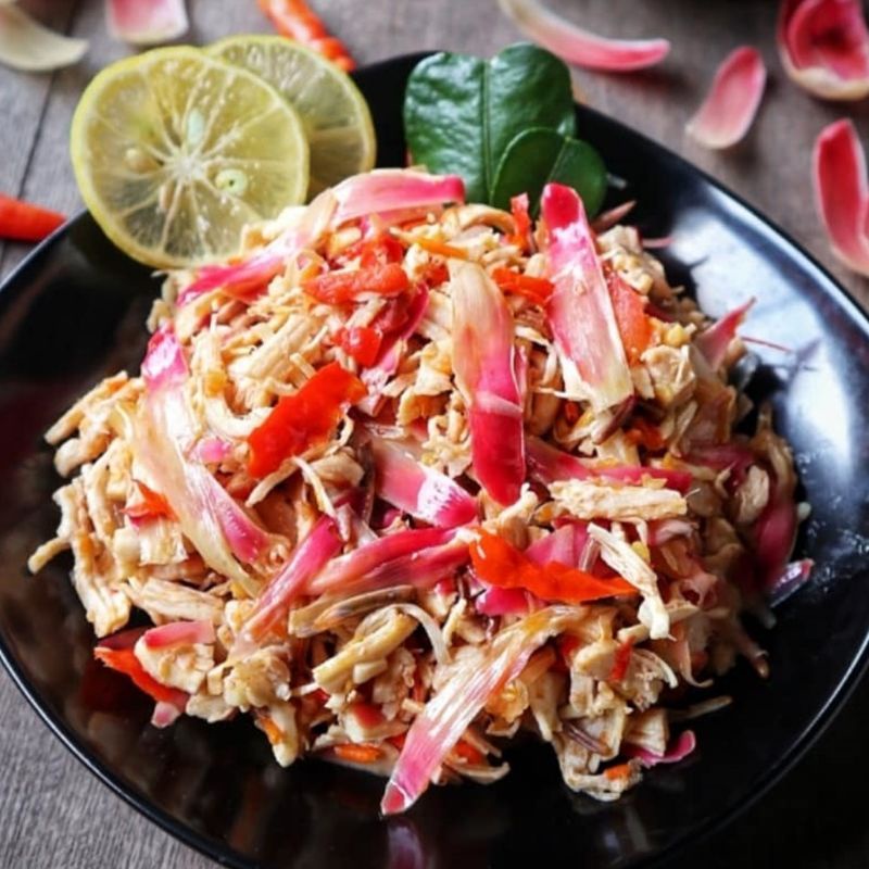 

ayam suwir kecombrang halal